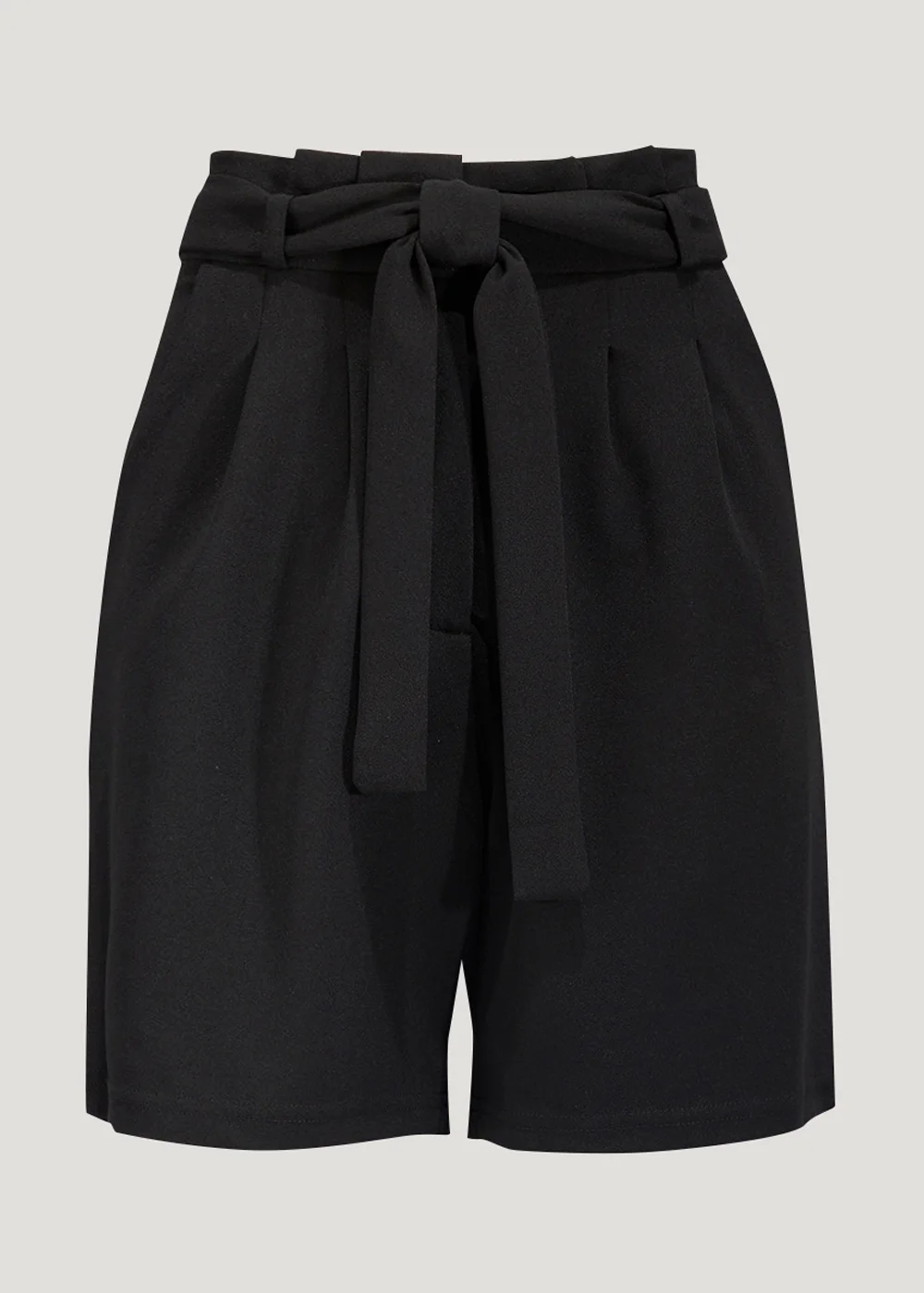 JDY Tanja Black Belted Shorts - 8 Image 4