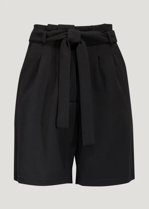 JDY Tanja Black Belted Shorts - 8 Image 4