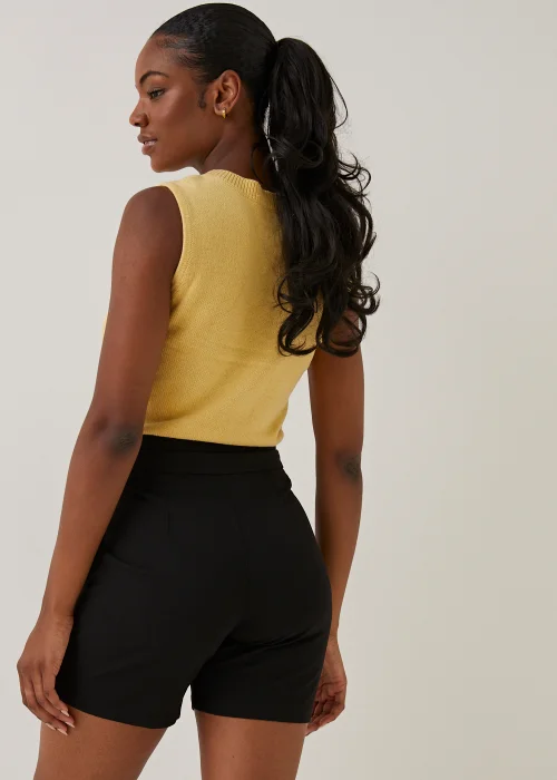 JDY Tanja Black Belted Shorts - 8 Image 5