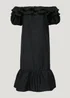 JDY Cuba Black Bardot Dress - 8 Image 4