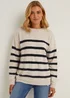 Oatmeal Stripe Jumper - Extra small Image 1