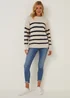 Oatmeal Stripe Jumper - Extra small Image 3