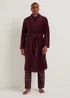 Burgundy Dressing Gown - Small Image 1