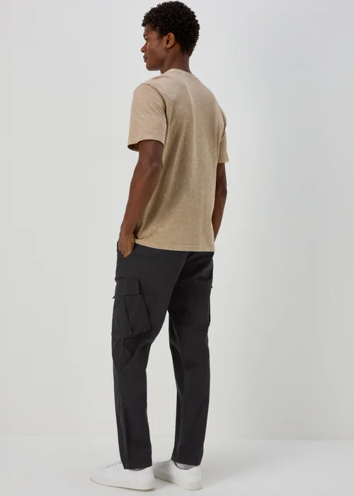 Black Cargo Trousers - 30 Waist Regular Image 2