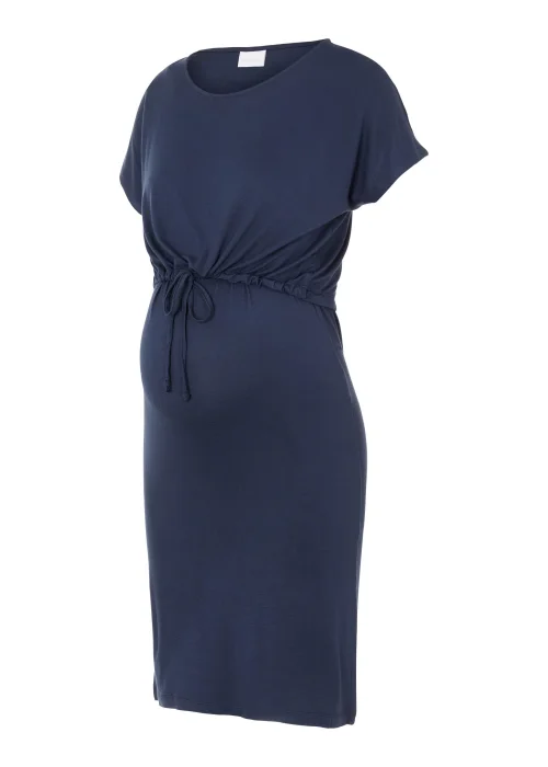 Mamalicious Maternity Alison Navy Mini Dress - 6 Image 2