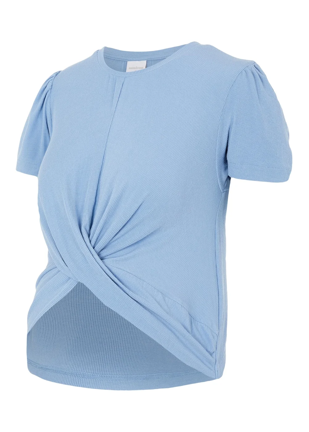 Mamalicious Maternity Giselle Blue Jersey Co-Ord Top - S - UK 8 Image 3