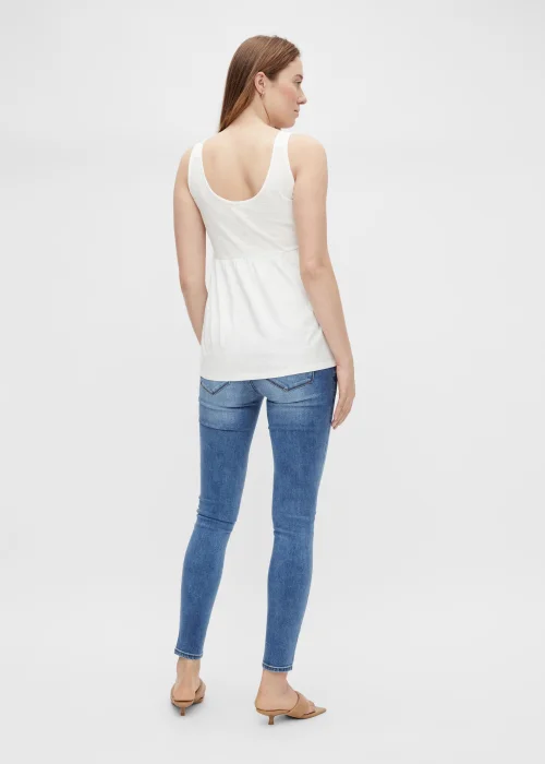 Mamalicious Maternity Evia White Top - XS - UK 6 Image 2