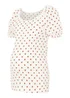 Mamalicious Maternity Drew White Spot Jersey Top - XS - UK 6 Image 3