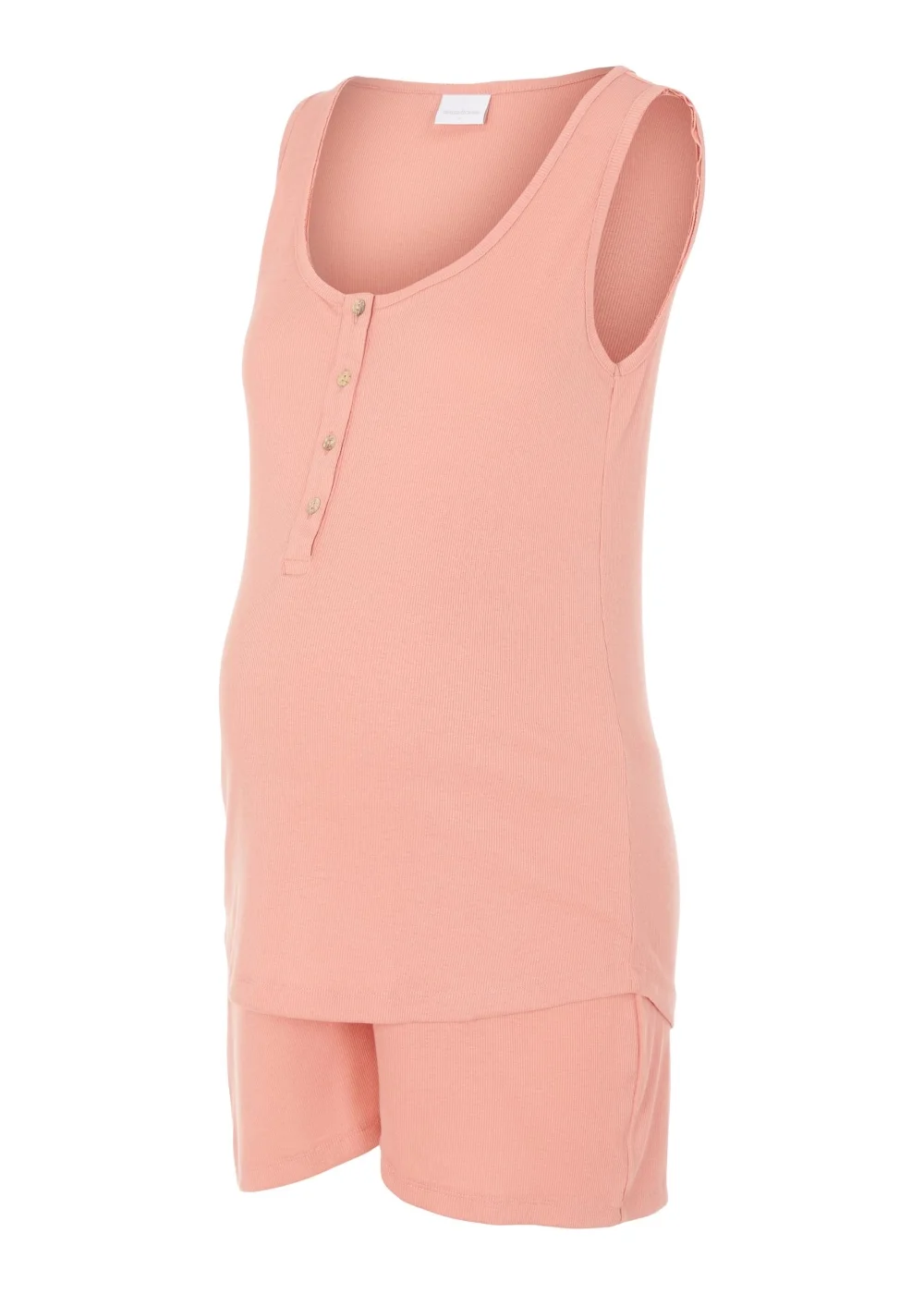 Mamalicious Maternity Pink Short Pyjama Set - XS - UK 6 Image 2