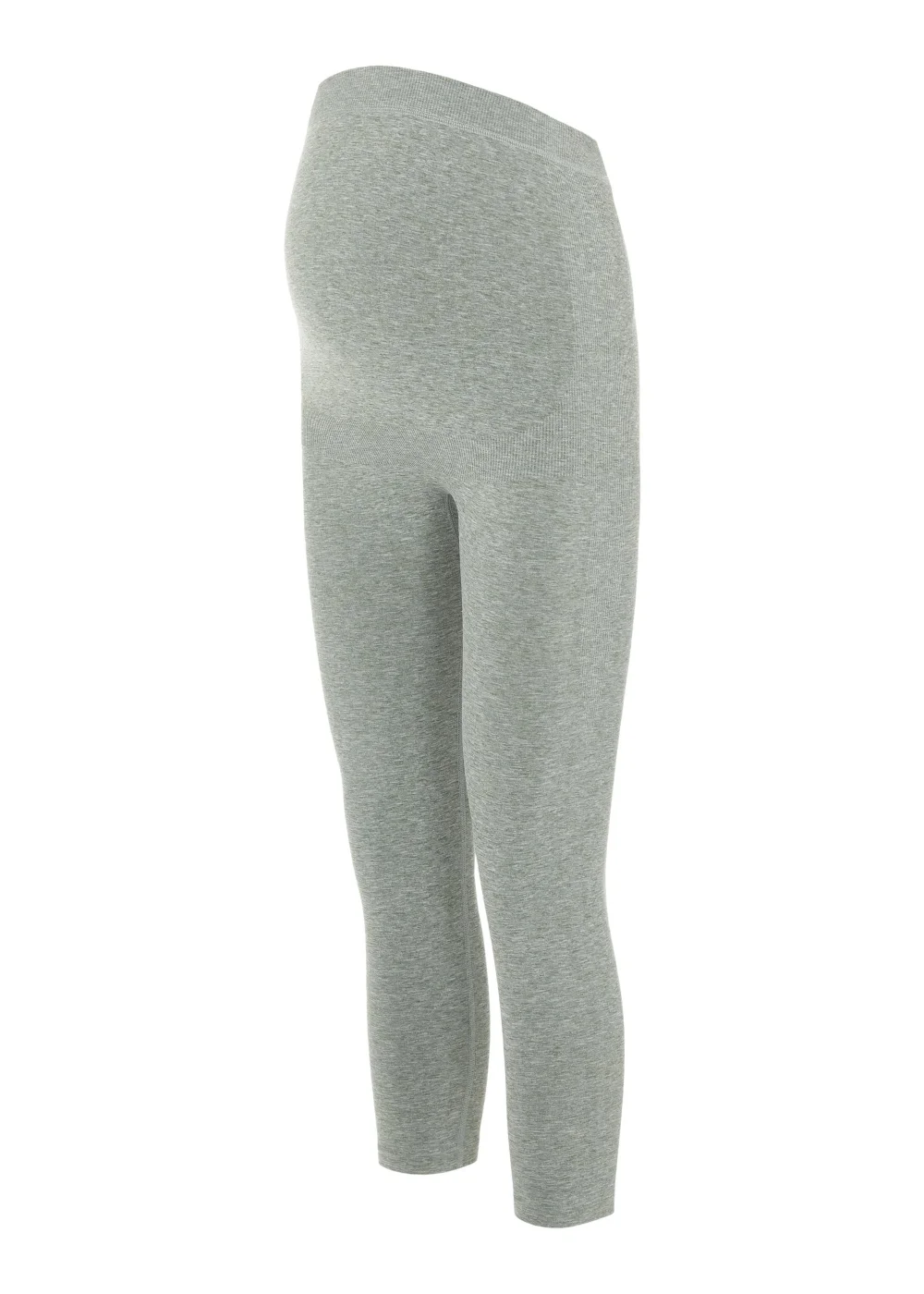 Mamalicious Maternity Sage Seamless Cropped Leggings - 08-10 Image 2