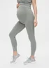 Mamalicious Maternity Sage Seamless Cropped Leggings - 08-10 Image 1