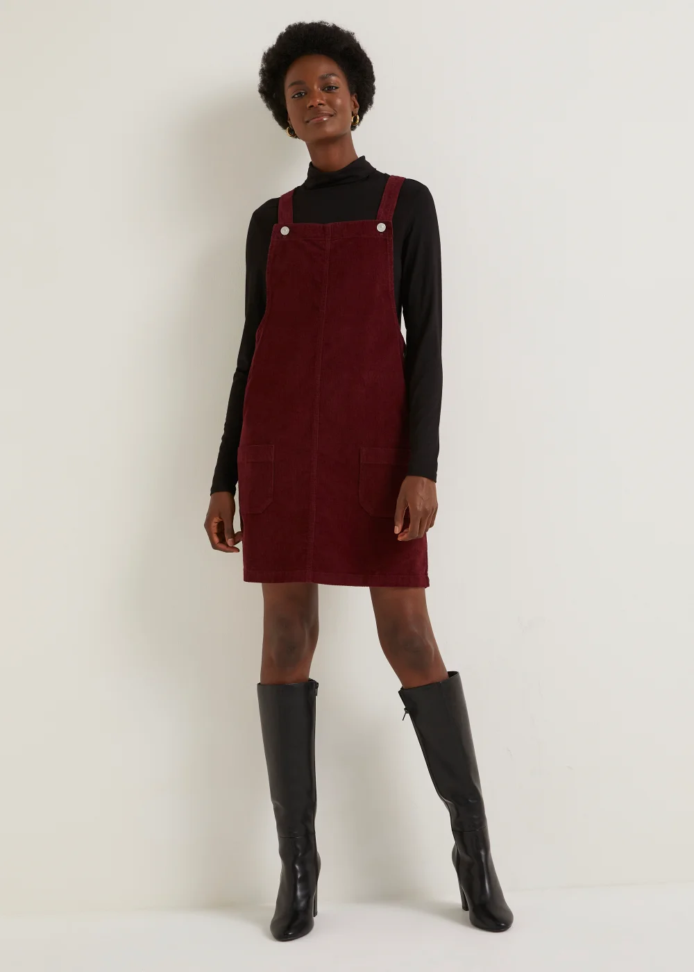 Burgundy Cord Pinafore Dress - 8 | Matalan Burgundy Cord Pinafore Dress - 8 | Matalan