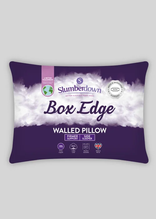 Slumberdown Box Edge Walled Pillow Image 1