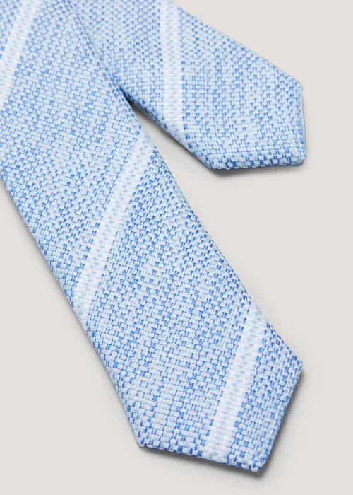 Boys Blue Stripe Tie (3-7yrs) - Age 3 - 7 Years Image 2