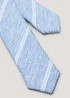 Boys Blue Stripe Tie (3-7yrs) - Age 3 - 7 Years Image 2