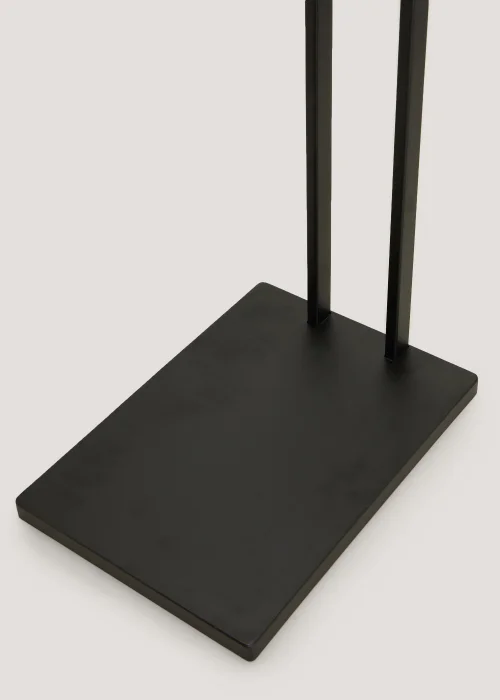 Black Metal Towel Rails (80cm x 32cm x 20cm) Image 2
