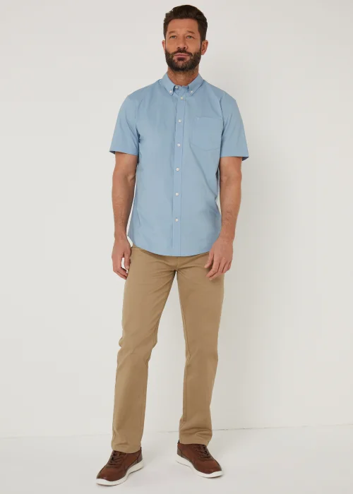 Lincoln Blue Short Sleeve Shirt - Small Image 2