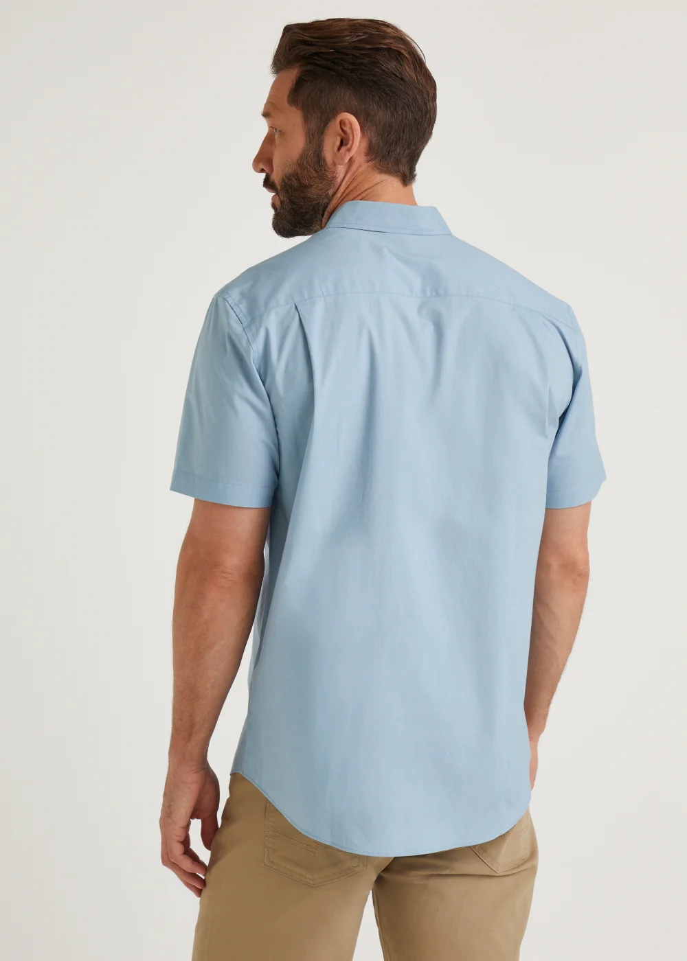 Lincoln Blue Short Sleeve Shirt - Small Image 4