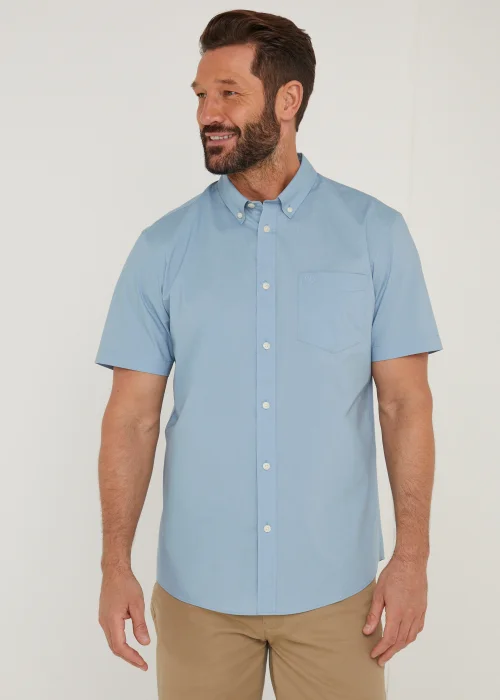 Lincoln Blue Short Sleeve Shirt - Small Image 1