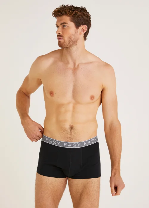 3 Pack Black Hipster Boxers - Extra small Image 3