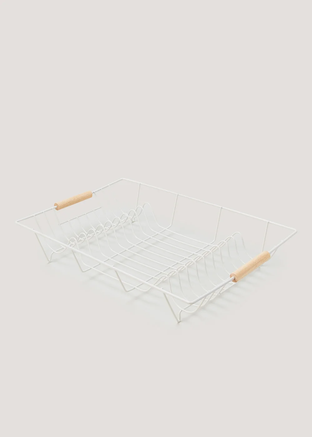 White Wire Dish Drainer (31cm x 48cm) Image 1