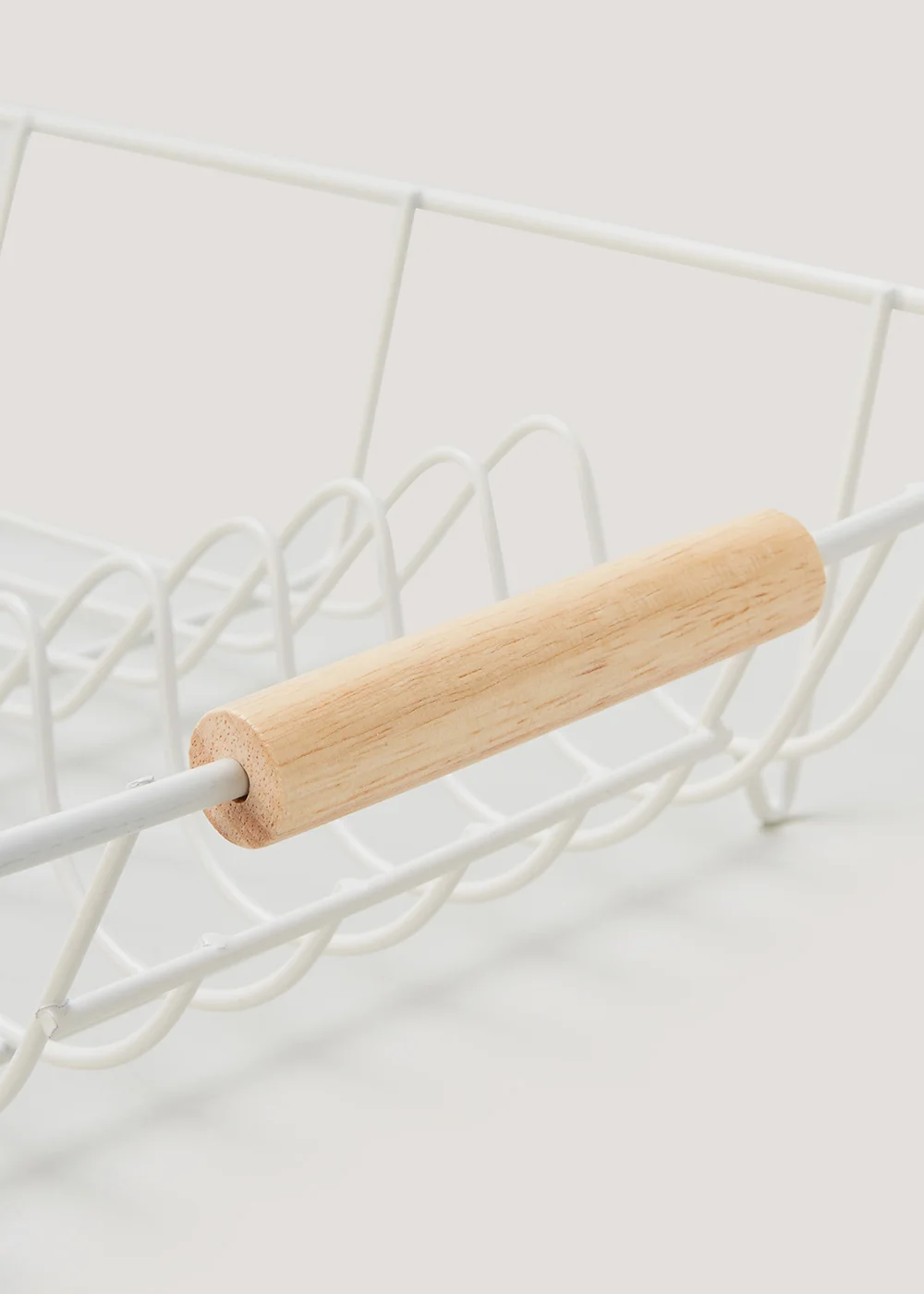 White Wire Dish Drainer (31cm x 48cm) Image 2