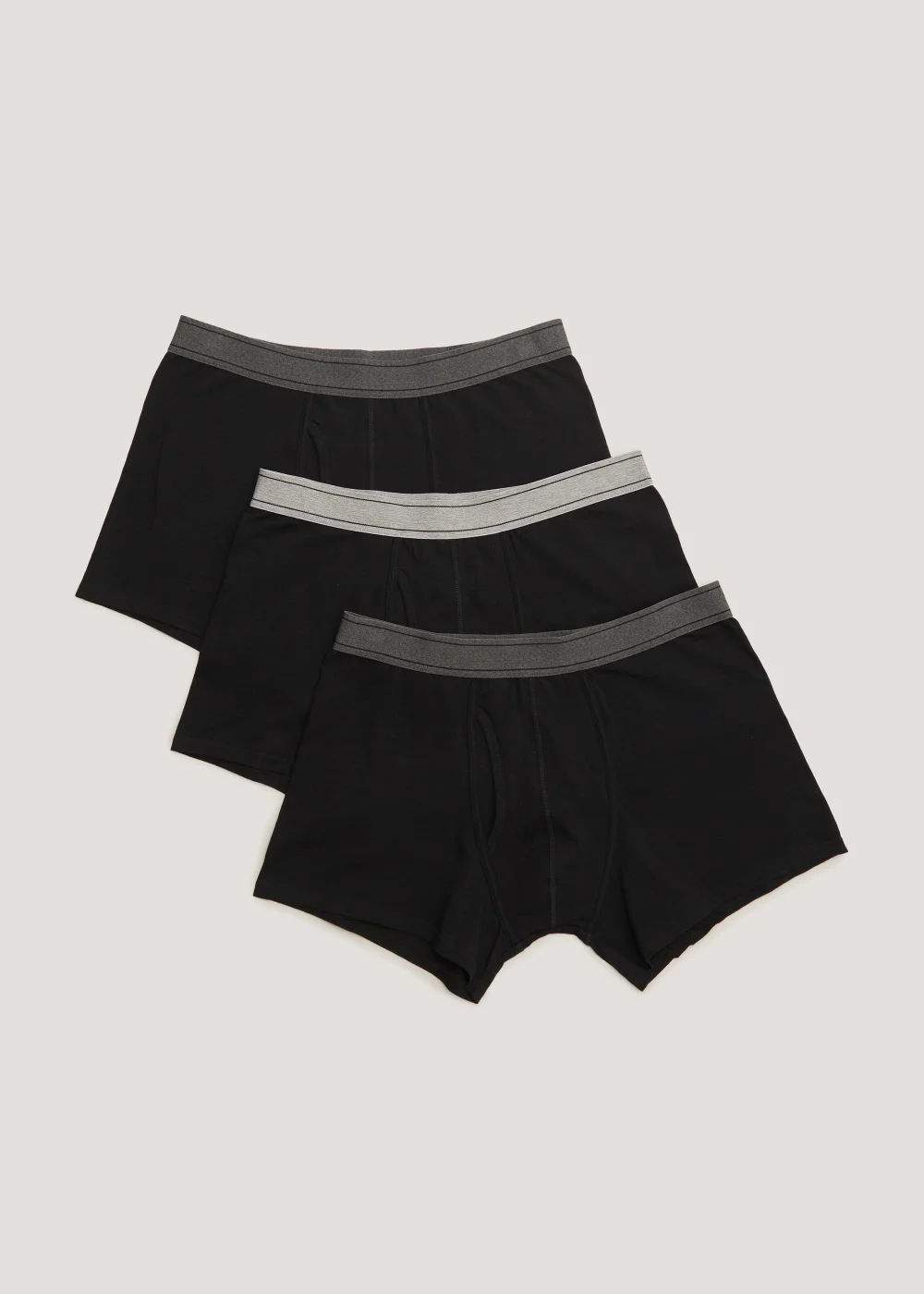 3 Pack Black Keyhole Trunks - XS Image 1
