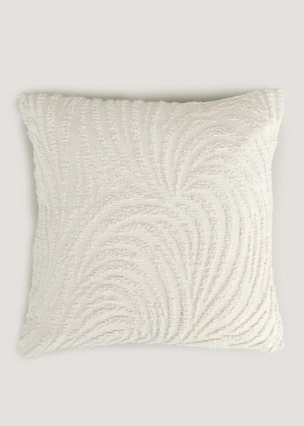 Natural Chenille Tufted Cushion (43cm x 43cm) Image 1