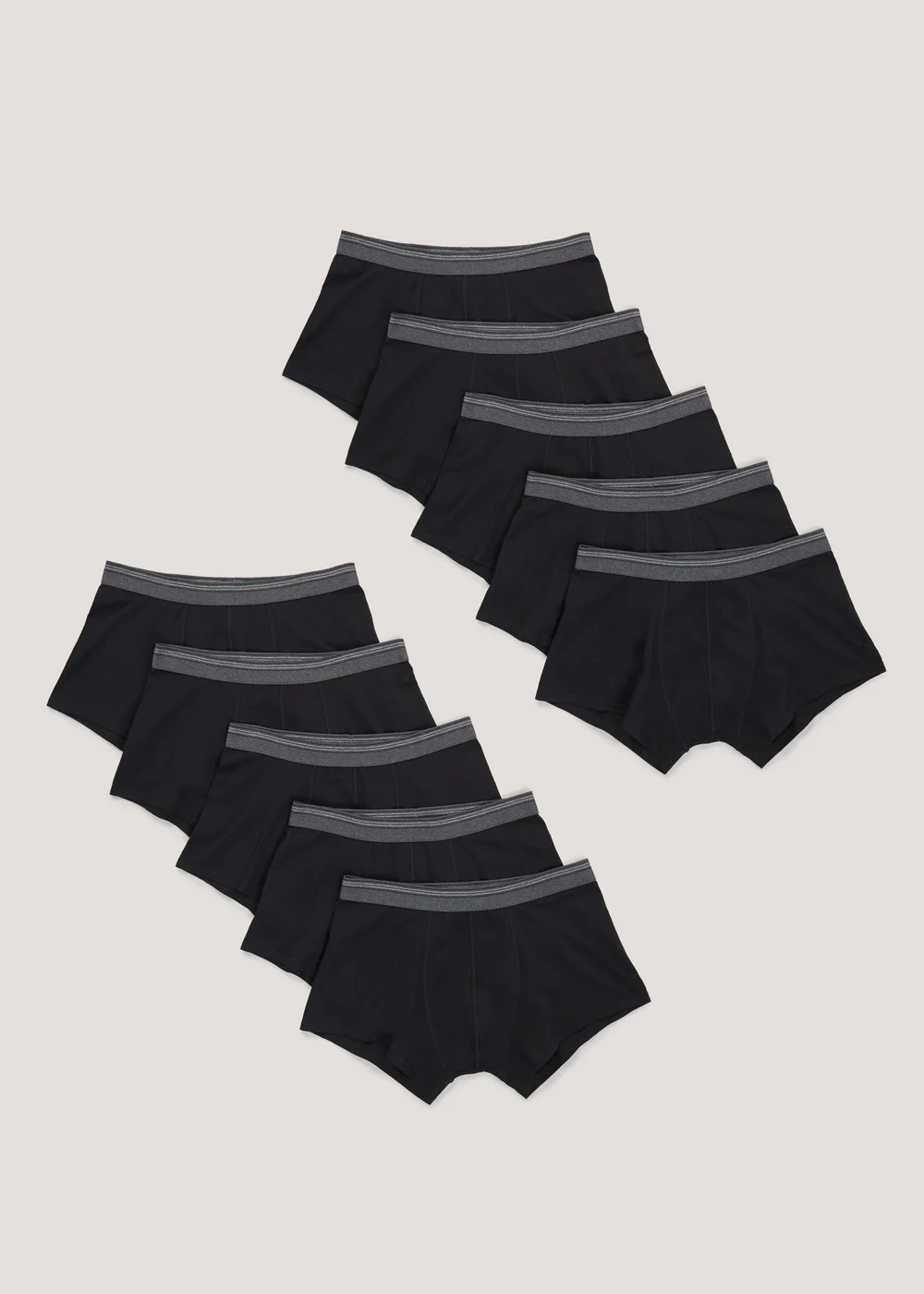 10 Pack Black Hipsters - XS Image 1