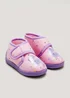 Girls Pink Unicorn Strap Slippers (Younger 4-12) - Size 4 Infants Image 1
