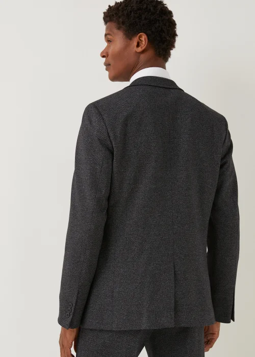 Taylor & Wright Hardy Charcoal Slim Fit Jersey Suit Jacket - 38 Chest Short Image 5