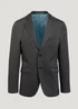 Taylor & Wright Hardy Charcoal Slim Fit Jersey Suit Jacket - 38 Chest Short Image 1
