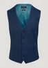 Taylor & Wright Eliot Blue Waistcoat - Small Image 2