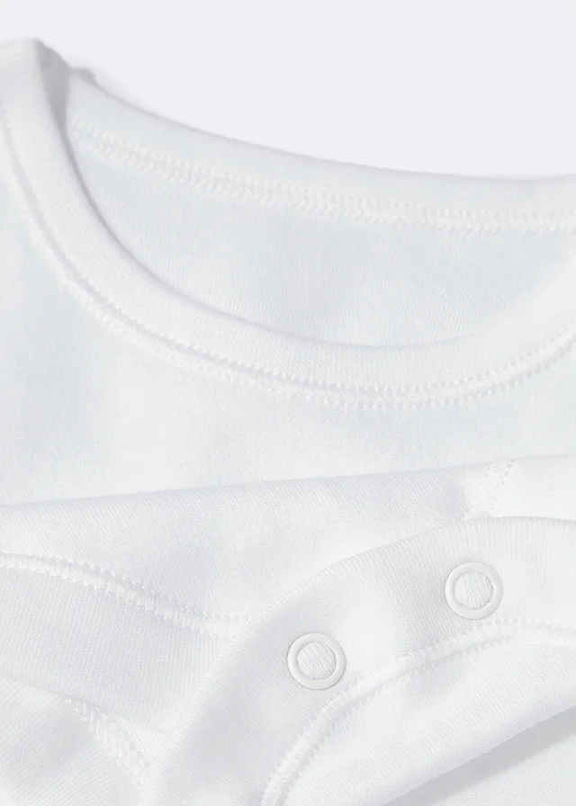 Baby 5 Pack White Sleeveless Bodysuits (0-36mths)