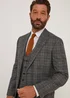 Taylor & Wright Lawrence Grey Tailored Fit Suit Jacket - 38 Chest Short Image 2