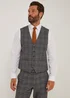 Taylor & Wright Lawrence Grey Tailored Fit Suit Waistcoat - Small Image 4