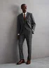 Taylor & Wright Lawrence Grey Tailored Fit Suit Waistcoat - Small Image 1