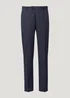 Taylor & Wright Hobbes Navy Check Slim Fit Suit Trousers - 32 Waist 29 Leg Image 4