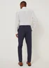 Taylor & Wright Hobbes Navy Check Slim Fit Suit Trousers - 32 Waist 29 Leg Image 5