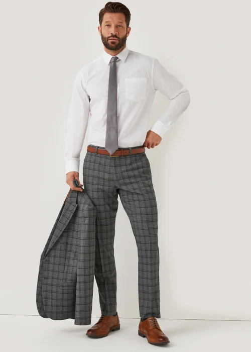 Taylor & Wright Watts Grey Skinny Fit Suit Trousers - 30 Waist 31 Leg Image 5