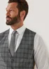 Taylor & Wright Watts Grey Skinny Fit Waistcoat - Small Image 3