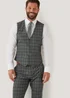 Taylor & Wright Watts Grey Skinny Fit Waistcoat - Small Image 1