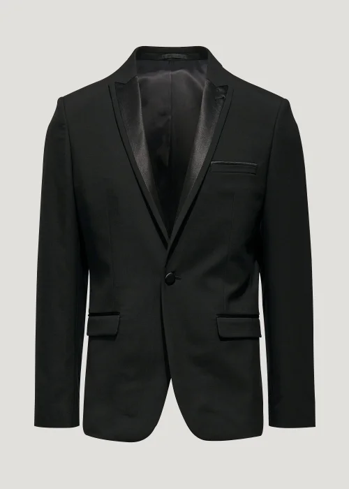 Taylor & Wright Black Slim Fit Dinner Jacket - 36 Chest Regular Image 3