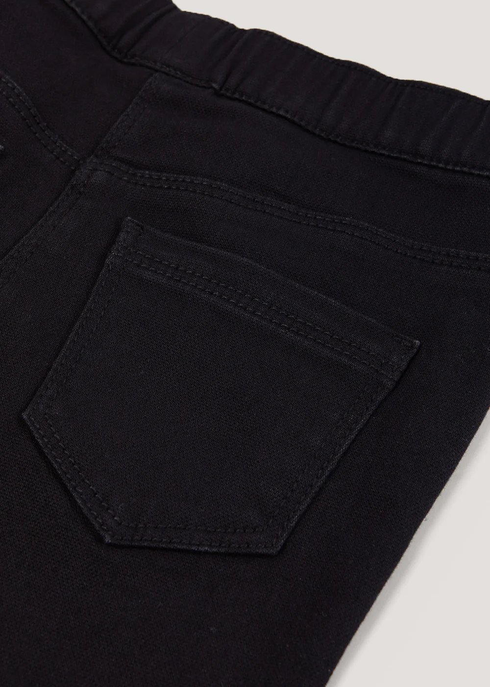 Girls Black Jeggings (4-13yrs) - Age 4 Years Image 2