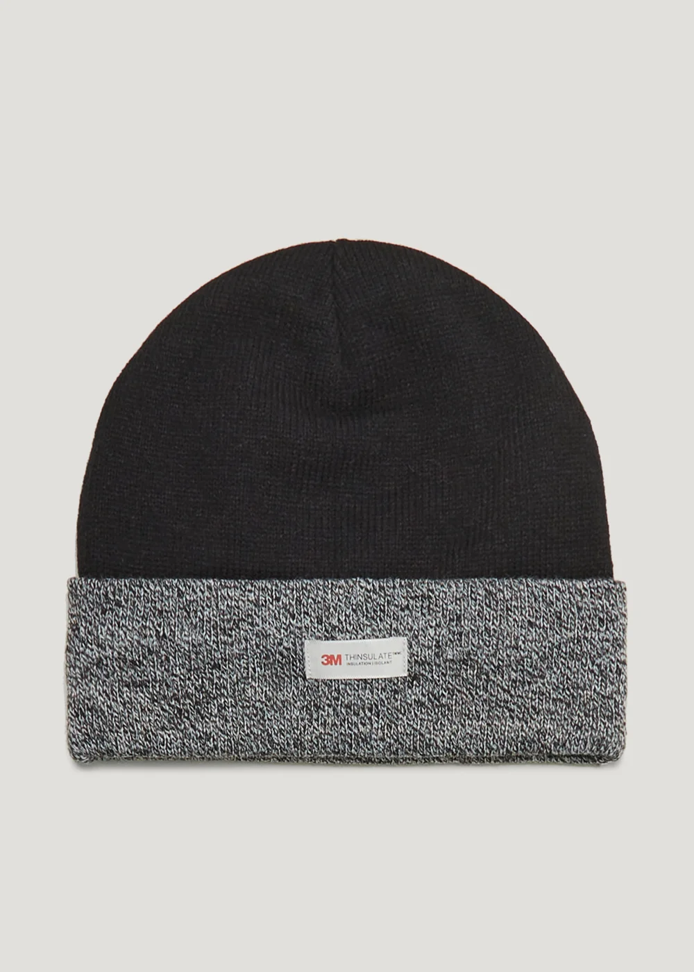 Thinsulate Black Beanie Hat - One Size Image 1