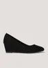 Black Wedge Heels - Size 3 Image 1