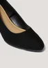 Black Wedge Heels - Size 3 Image 2