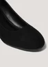 Black Round Toe Block Heels - Size 7 Image 2
