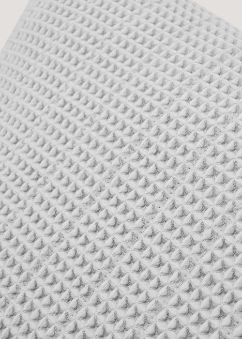 Grey Ribbed Waffle Cushion (55cm x 55cm) Image 2