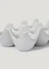 White Speckled Ceramic Egg Holder (10cm x 15.5cm) Image 2